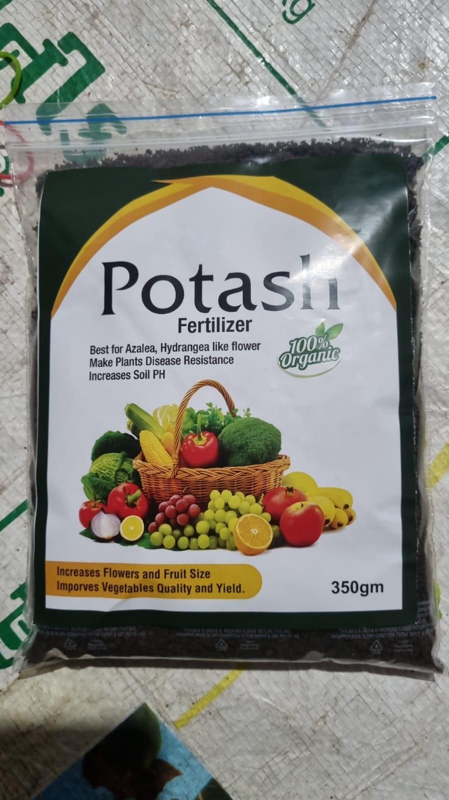Organic Potash Fertilizer 350 gm 🌱💧 | Potassium Boost for Plants