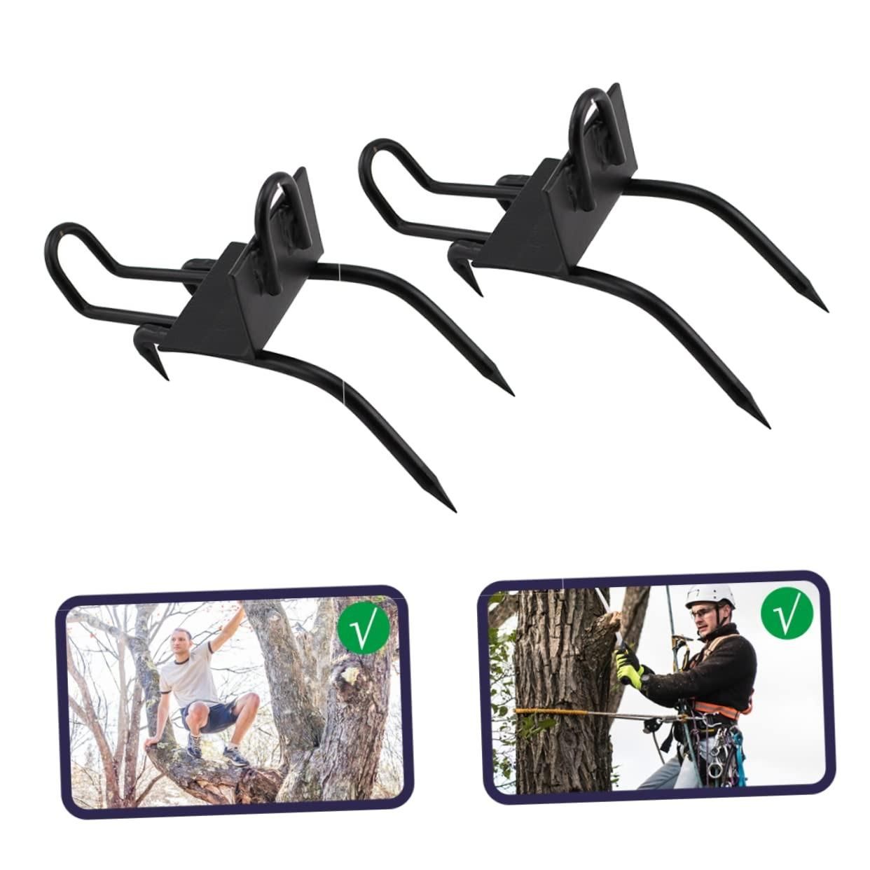 KULTGARDEN™ Multi Tool Tree Climbing Gear 2 Pieces (Both Legs)| Heavy Metal | Long Lasting | Camping | Adventure | Outdoor Activities