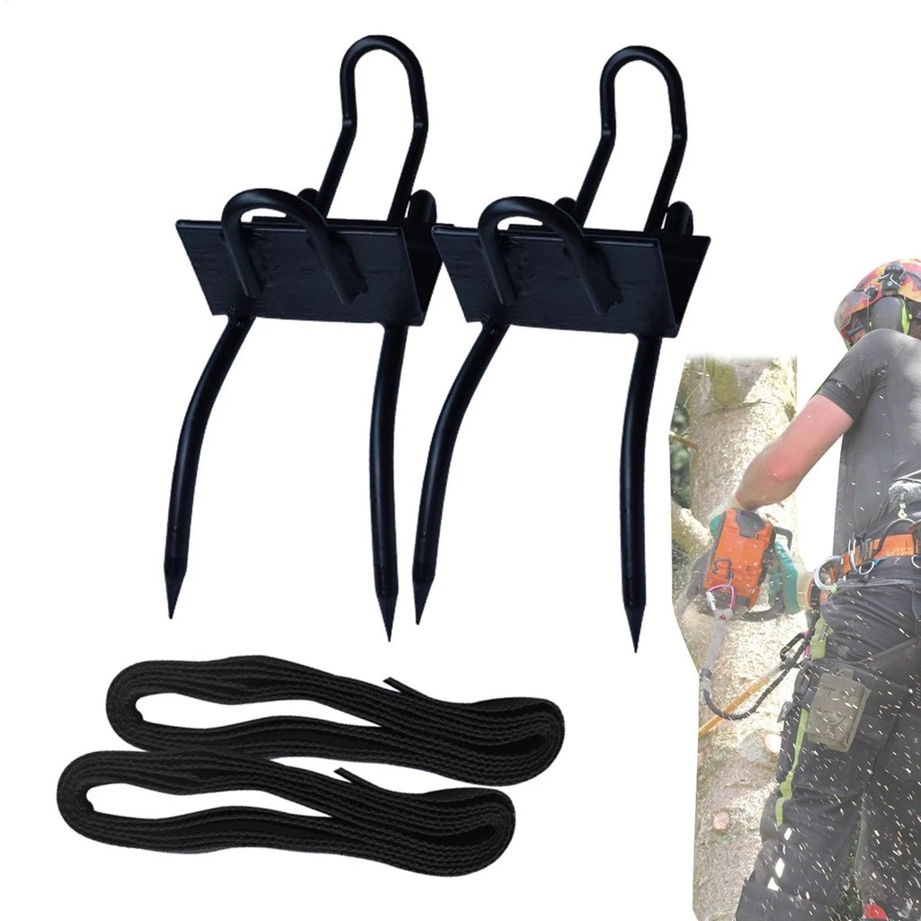KULTGARDEN™ Multi Tool Tree Climbing Gear 2 Pieces (Both Legs)| Heavy Metal | Long Lasting | Camping | Adventure | Outdoor Activities