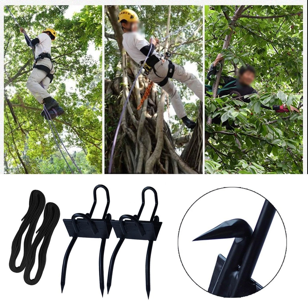 KULTGARDEN™ Multi Tool Tree Climbing Gear 2 Pieces (Both Legs)| Heavy Metal | Long Lasting | Camping | Adventure | Outdoor Activities